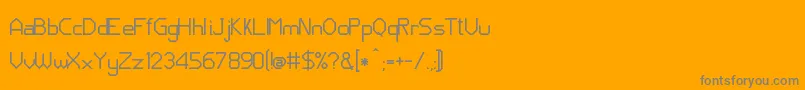 JdNeos Font – Gray Fonts on Orange Background