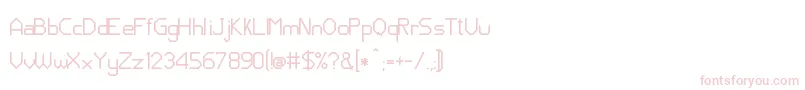 JdNeos Font – Pink Fonts on White Background