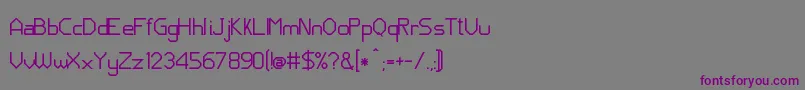 JdNeos Font – Purple Fonts on Gray Background