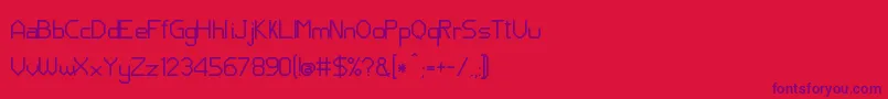 fuente JdNeos – Fuentes Moradas Sobre Fondo Rojo