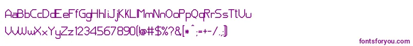 JdNeos Font – Purple Fonts on White Background