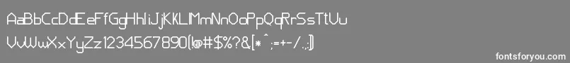 JdNeos Font – White Fonts on Gray Background