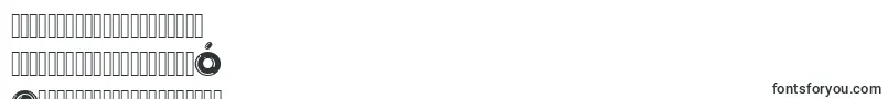 フォントFrankfurterhigd – バシキール文字