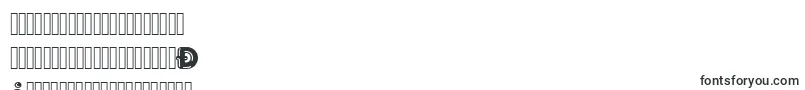 フォントFrankfurterhigd – タタール文字
