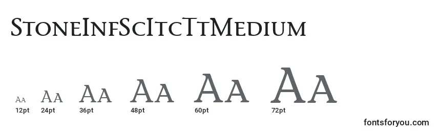 StoneInfScItcTtMedium Font Sizes