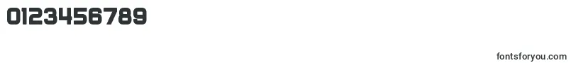 DinerBold Font – Fonts for Numbers and Digits