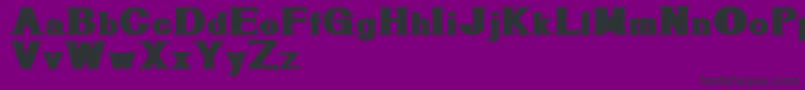 Police Geometricserif – polices noires sur fond violet