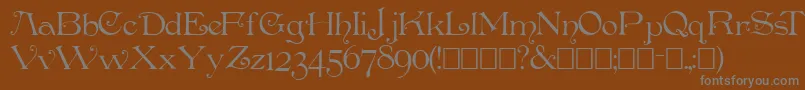 More about Penshurst Font Penshurst Font – Gray Fonts on Brown Background