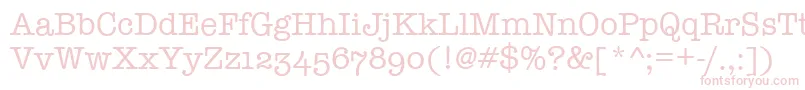 TypewriterOsfRegular Font – Pink Fonts