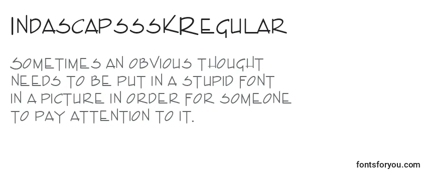 IndascapssskRegular Font