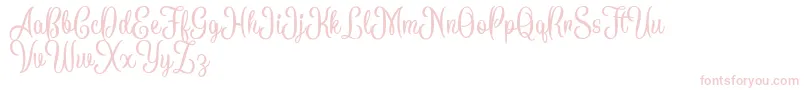 BattallionScriptDemo Font – Pink Fonts on White Background
