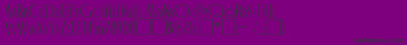 NicholasRegular Font – Black Fonts on Purple Background