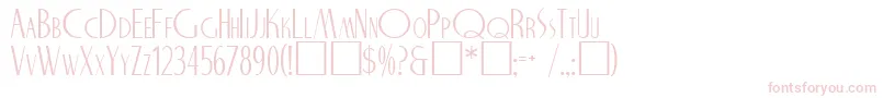 NicholasRegular Font – Pink Fonts on White Background