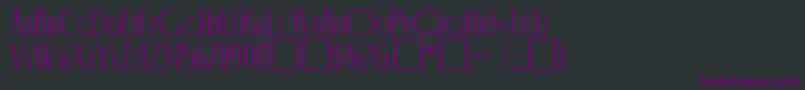 NicholasRegular Font – Purple Fonts on Black Background