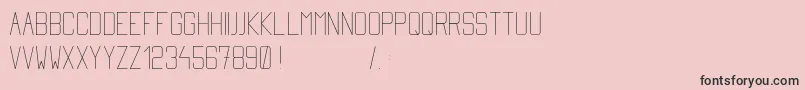 Simplytall Font – Black Fonts on Pink Background