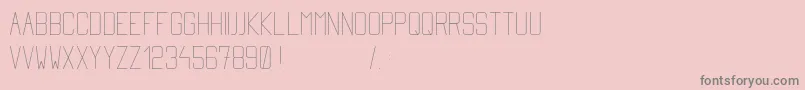 Simplytall Font – Gray Fonts on Pink Background