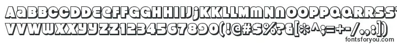 StrenuousthreedRegular-fontti – lohkofontit