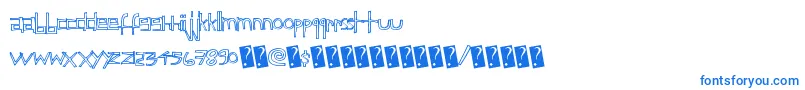 Childsfuntime-Schriftart – Blaue Schriften