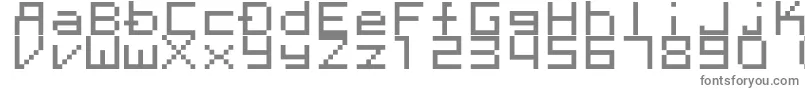 Megaten20xx Font – Gray Fonts on White Background