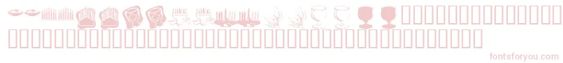 KrHappyKwanza Font – Pink Fonts on White Background