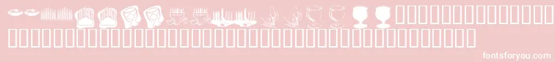 KrHappyKwanza Font – White Fonts on Pink Background