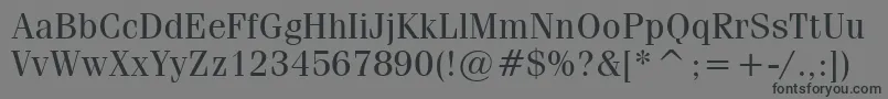CompendiumBookSsiBook Font – Black Fonts on Gray Background