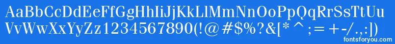 CompendiumBookSsiBook Font – White Fonts on Blue Background