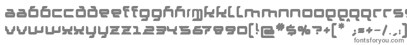 Шрифт GranolaeHeavy – серые шрифты на белом фоне