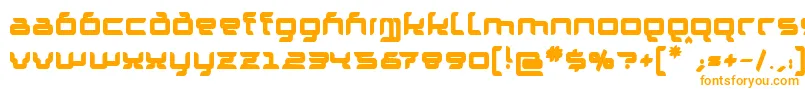 GranolaeHeavy Font – Orange Fonts on White Background