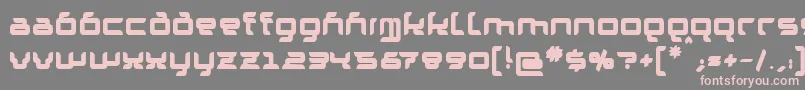 GranolaeHeavy Font – Pink Fonts on Gray Background