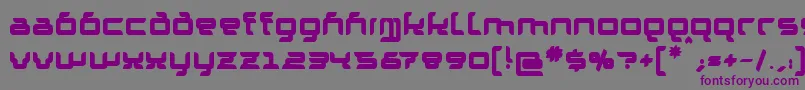 GranolaeHeavy Font – Purple Fonts on Gray Background
