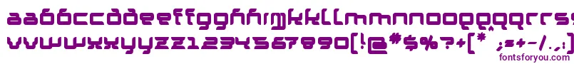 GranolaeHeavy Font – Purple Fonts on White Background