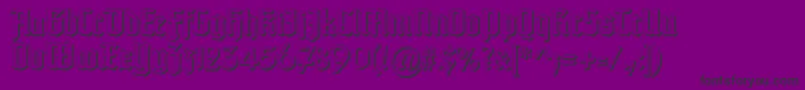 fuente TypographertexturSchatten – Fuentes Negras Sobre Fondo Morado