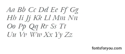 Cyrillicgaramond Italic -fontin tarkastelu