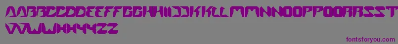 Street Font – Purple Fonts on Gray Background