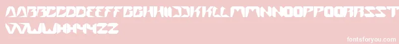 Street Font – White Fonts on Pink Background