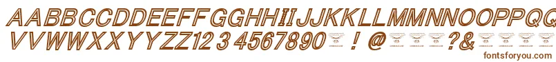 ThacoolkidzBlackitalic Font – Brown Fonts