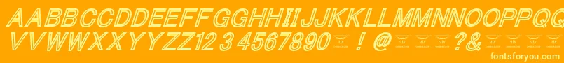 Más sobre la fuente ThacoolkidzBlackitalic fuente ThacoolkidzBlackitalic – Fuentes Amarillas Sobre Fondo Naranja