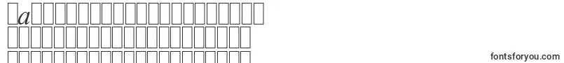 Fonte RiccioneserialXlightItalic – fontes quirguizes