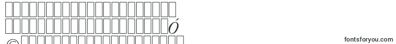 フォントRiccioneserialXlightItalic – ウイグル文字