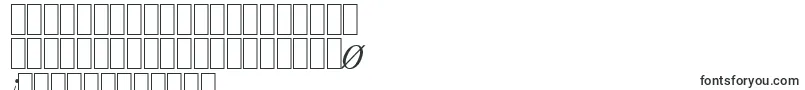 フォントRiccioneserialXlightItalic – シンディ文字