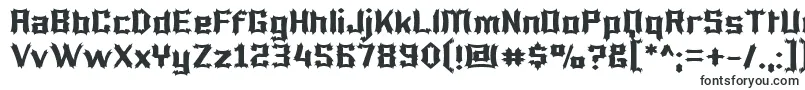 Шрифт Luciferius – готические шрифты