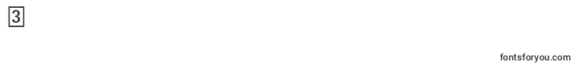 FormatPiTwoSsi-Schriftart – Schriften für die Ziffer 3