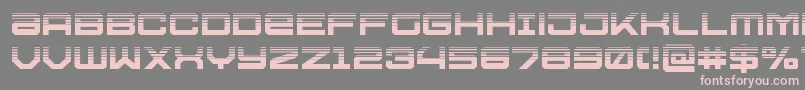 Ussdallashalf Font – Pink Fonts on Gray Background