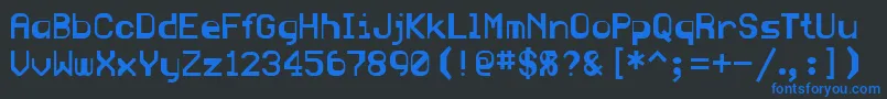 Więcej informacji o czcionce BlueRegular Czcionka BlueRegular – niebieskie czcionki na czarnym tle