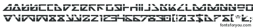Шрифт NickTurboBoldExplaser – рельефные шрифты