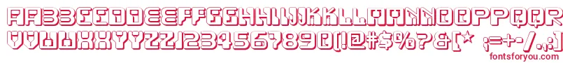 フォントFunky Rundkopf Two Nf – 赤い文字