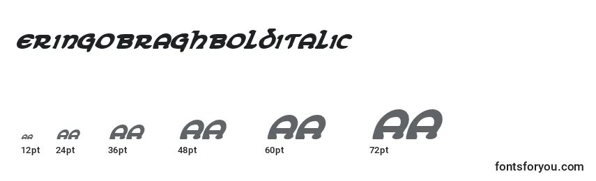 ErinGoBraghBoldItalic Font Sizes