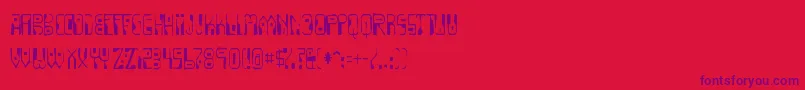 Weitere Informationen zur Dignityoflabourgaunt-Schriftart Dignityoflabourgaunt-Schriftart – Violette Schriften auf rotem Hintergrund