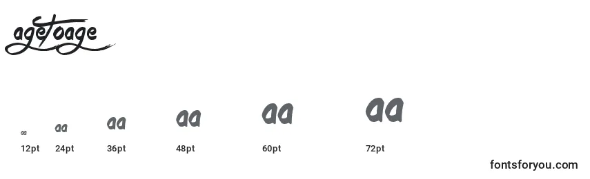 AgeToAge Font Sizes
